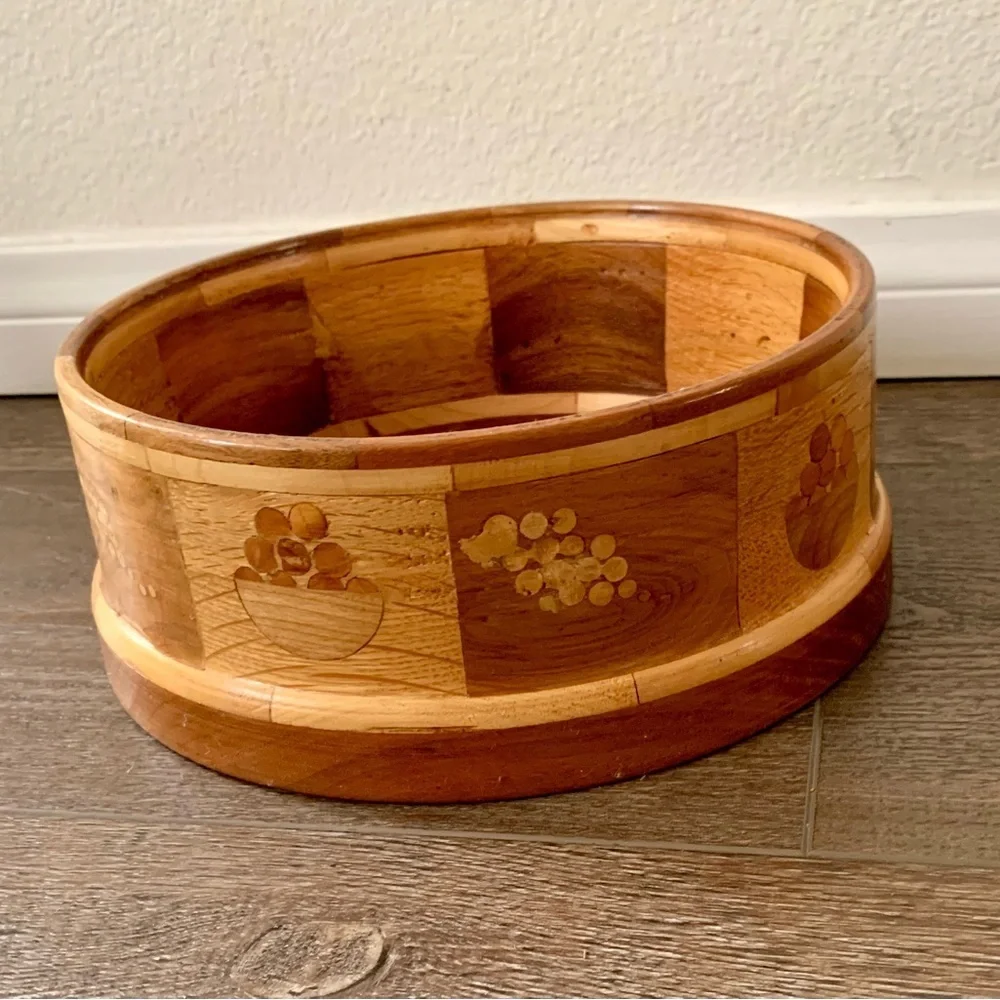 Vintage Wooden Bowl
